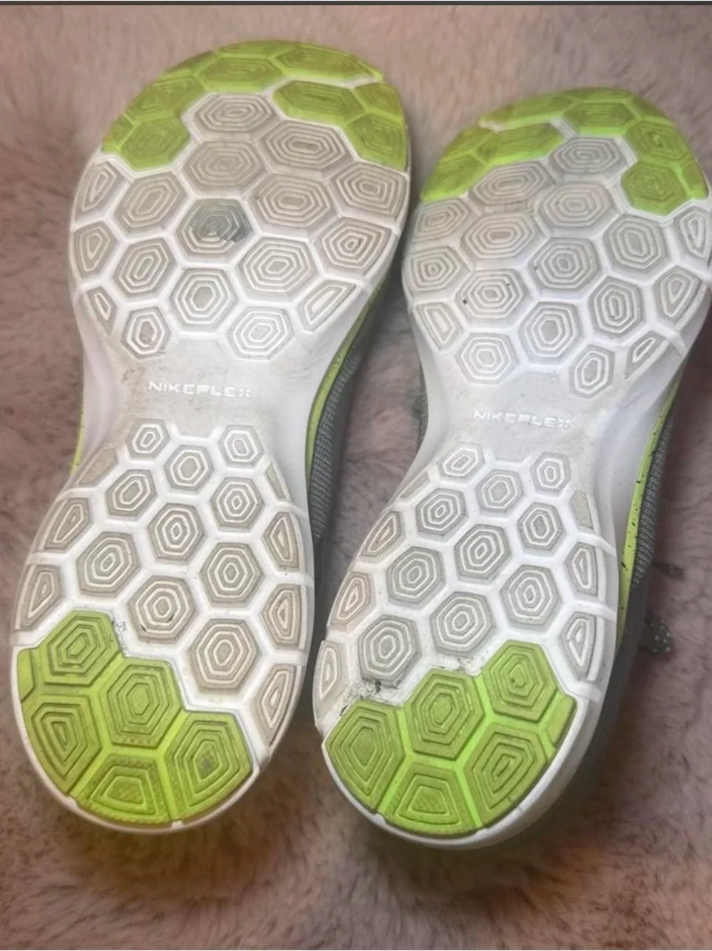 Nike Flex TR6 green & grey training shoes